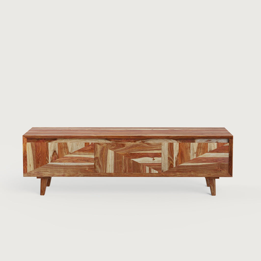 Cliff TV Unit Console Modern Classic in Sheesham