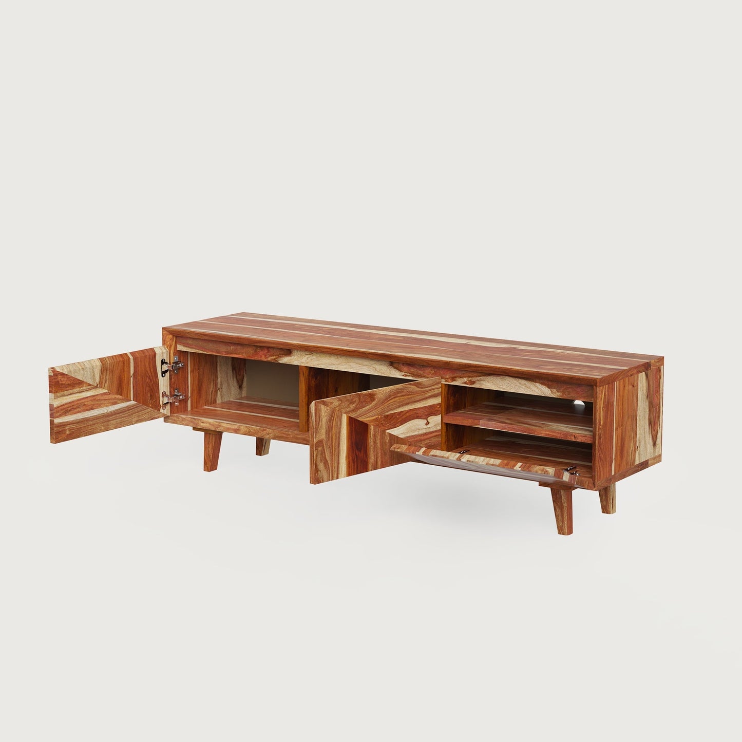 Cliff TV Unit Console Modern Classic in Sheesham