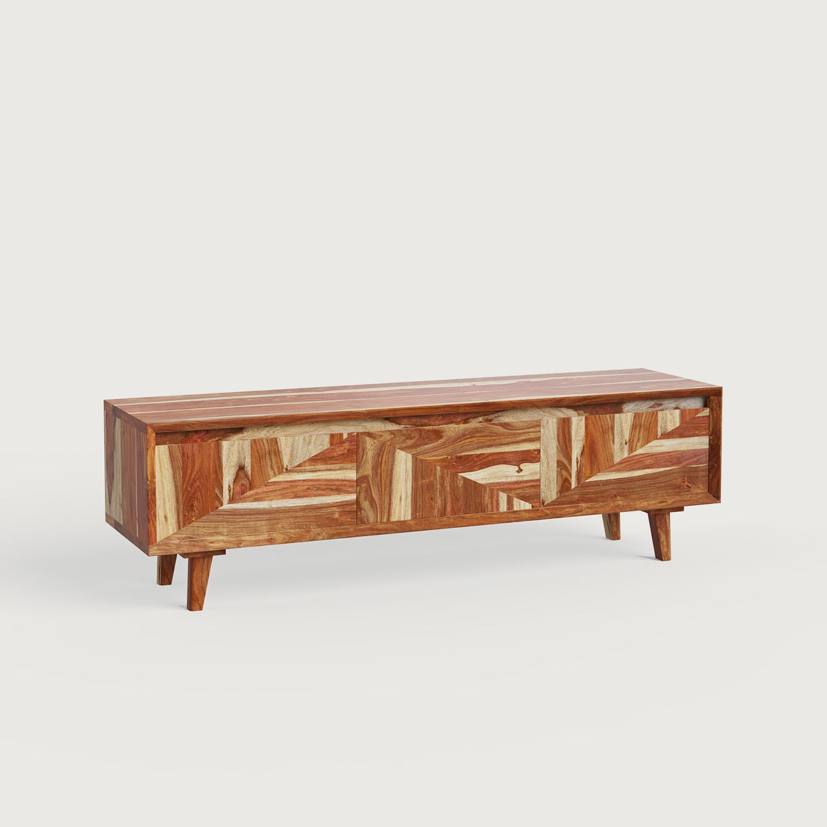 Cliff TV Unit Console Modern Classic in Sheesham