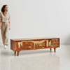 Cliff TV Unit Console Modern Classic in Sheesham
