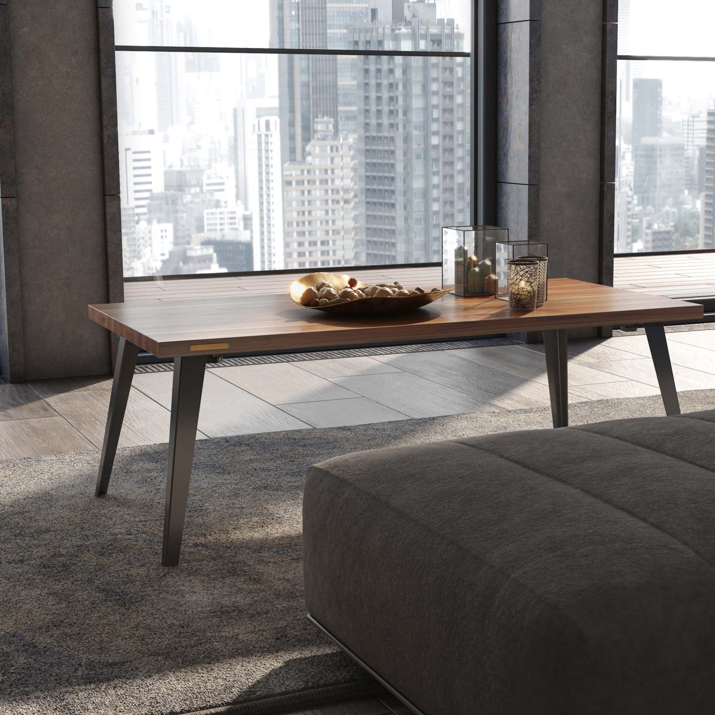 Takeshi Coffee Table - Solid Teak Wood