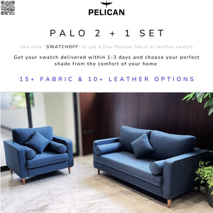 Palo Sofa | 2.5 Seater (6 feet) | Removable Fabrics