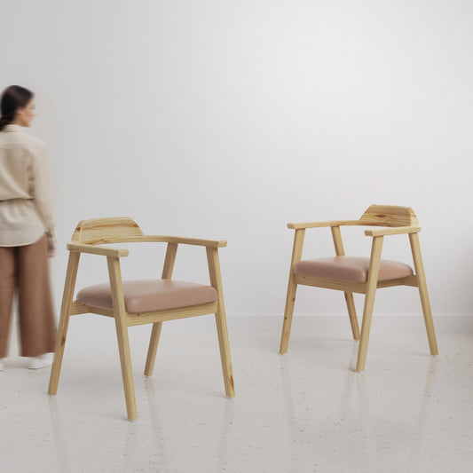 Miller Upholstered Chair - Set of Two