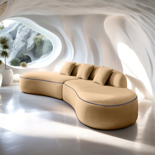 Francisco Curvy Sectional Sofa - 119"