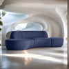 Gustavo Curvy Sectional Sofa - 115"