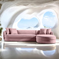 Bianca Curvy Sectional L Shape Sofa - 118"