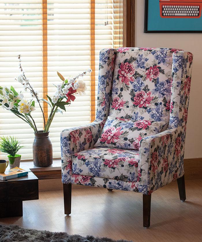 Graceful Haven Wing Chair