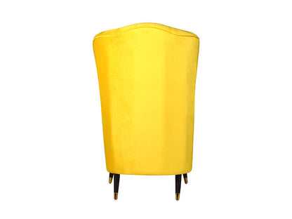 Lush Lavender Back Wing Chair Premium Suede