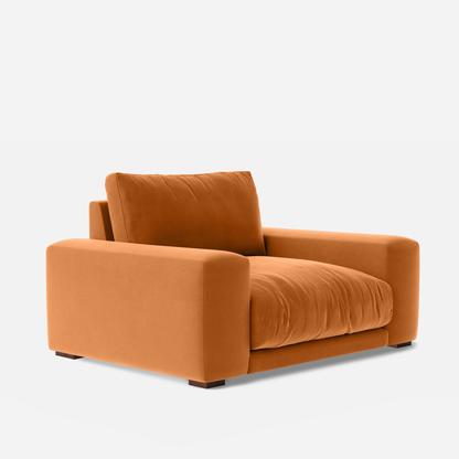 Derek 1 Seater Love Seat Sofa - 55"