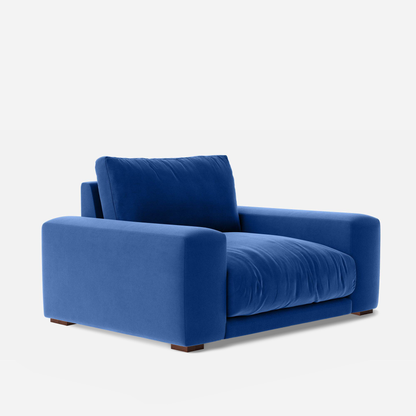 Derek 1 Seater Love Seat Sofa - 55"