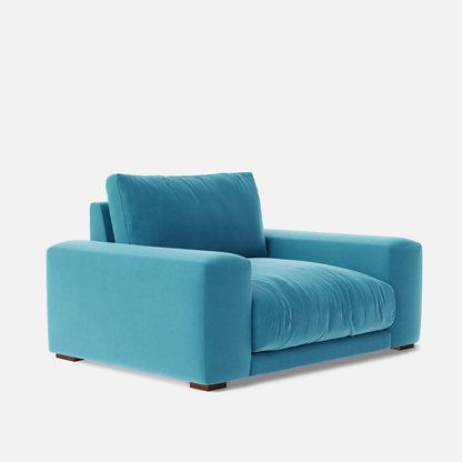 Derek 1 Seater Love Seat Sofa - 55"