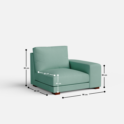 Derek modular 2 seater sofa - 75.6"
