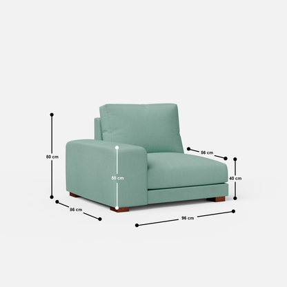 Derek modular 2 seater sofa - 75.6"