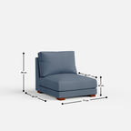 Derek modular 3 seater sofa - 103.5"