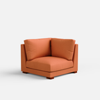 Derek modular right arm 4 seater sofa with ottoman - 133.5" | 62" Left chaise