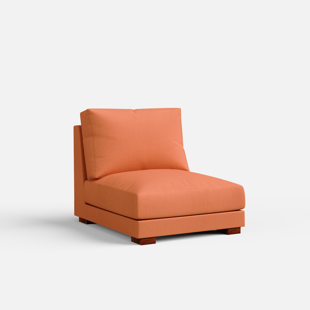 Derek modular right arm 4 seater sofa with ottoman - 133.5" | 62" Left chaise