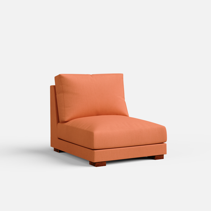 Derek modular right arm 4 seater sofa with ottoman - 133.5" | 62" Left chaise