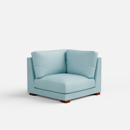 Derek Modular U- Shaped sofa with ottoman - 62" Left Chaise with 34" Ottoman | 123" Middle | 62" Right Chaise with 34" Ottoman