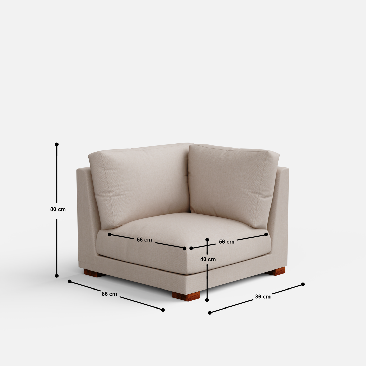 Derek Modular Corner sofa