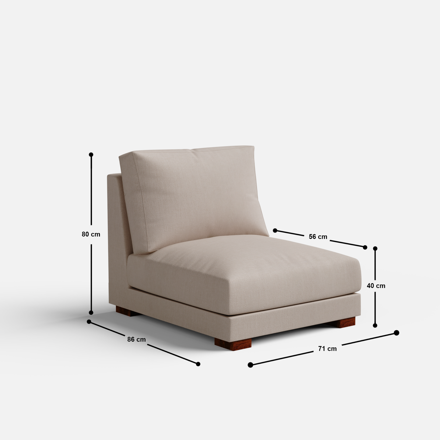 Derek Modular Corner sofa
