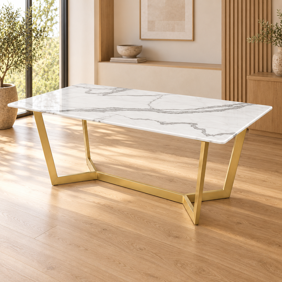 Pranaisha Designs DIEGO-4S-WHT Diego_4S_White_05_WarmOak.png