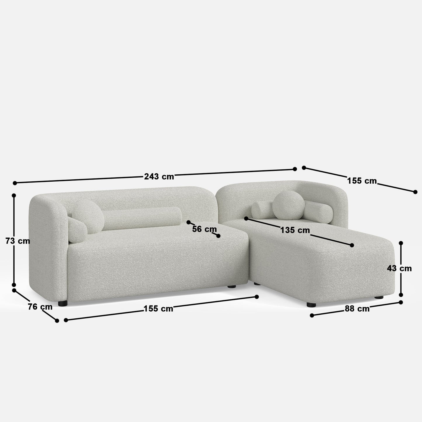 Sloane L Shape Sofa