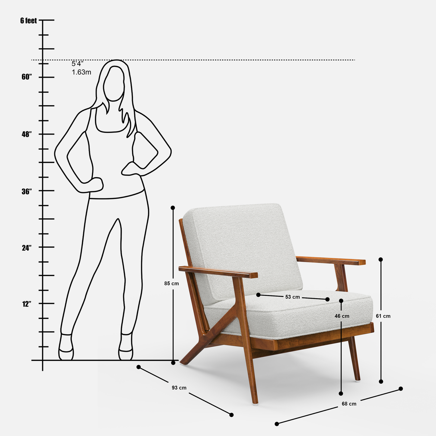 Erne Bouclé Accent Chair