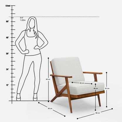 Erne Bouclé Accent Chair