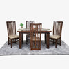 Sleek Symphony Dining Set - 4 Seater