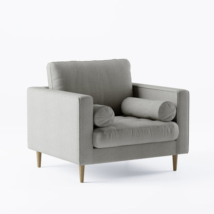 Palo Sofa T | Chair (3.5 feet length) | Tufted