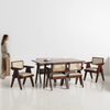 Helena-Pierre Provincial Teak Dining Table Set - 4, 6 Seater - All Sizes