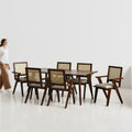 Helena-Flora Walnut Dining Table Set - 4 & 6 Seater - All Sizes