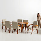 Helena-Watson Dining Table Set- 4 & 6 Seater/ All sizes