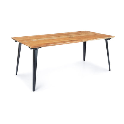 Serenity Dining Table XL (6x3 feet) - Solid Teak/Walnut/Oak Wood