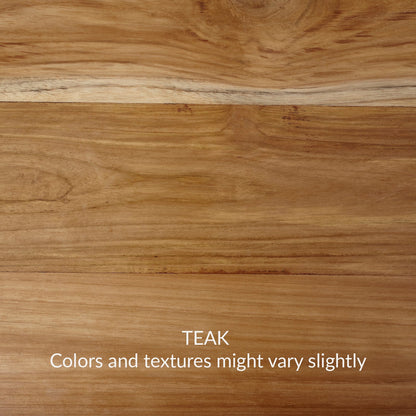 Serenity Dining Table XL (6x3 feet) - Solid Teak/Walnut/Oak Wood