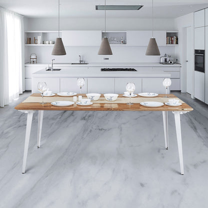 Serenity Dining Table XL (6x3 feet) - Solid Teak/Walnut/Oak Wood