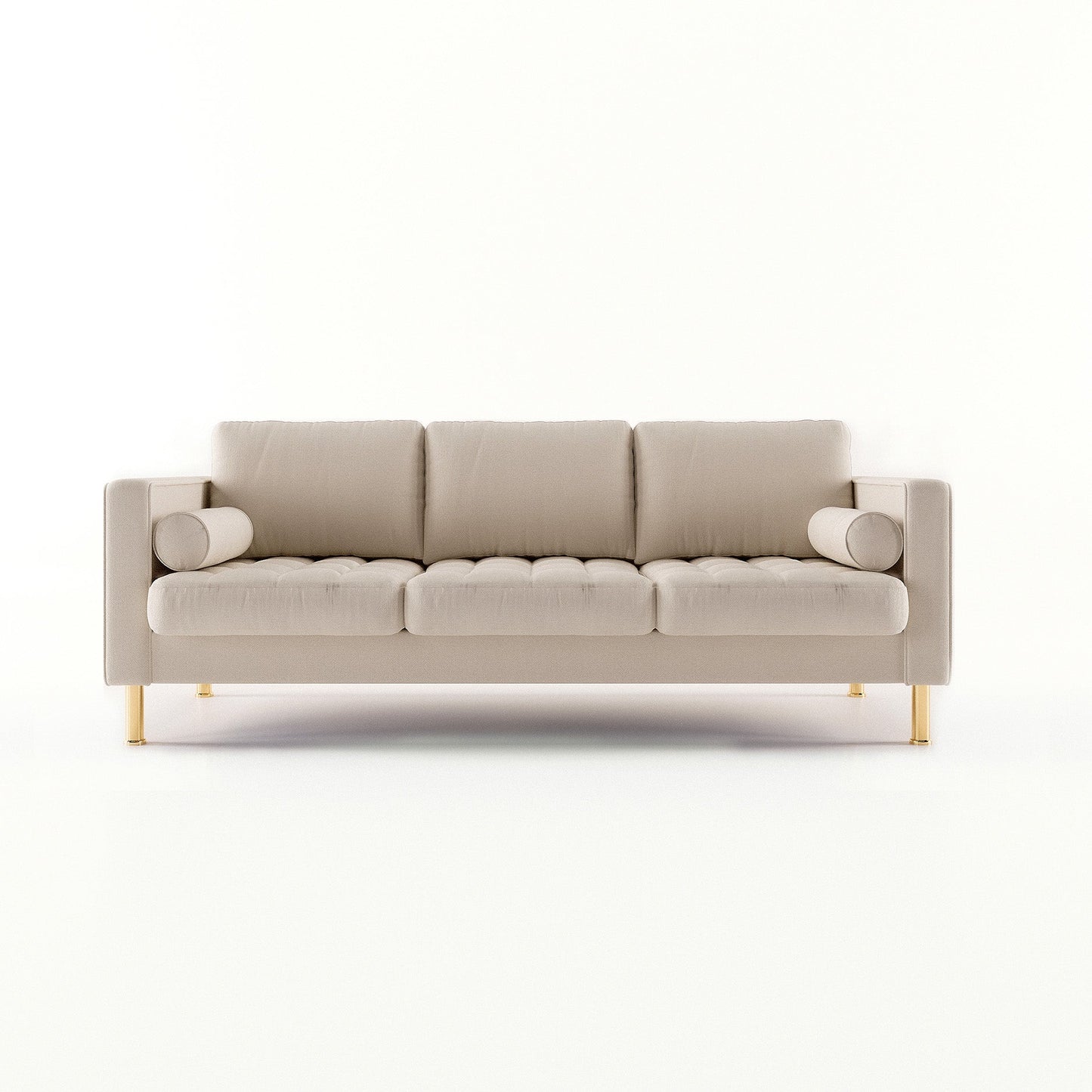 Palo Sofa T (Split Seats) | 3+ Seater (7 feet) | Tufted