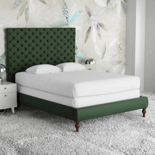 Ketty Upholstered Bed Without Storage In Suede