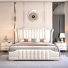 Mario Luxury Upholstered Bed WithOut Storage In Leatherette