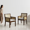 Kipling Contemporary Rattan Style with Rattan - Walnut in Sheesham
