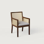Kipling Contemporary Rattan Style with Rattan - Walnut in Sheesham