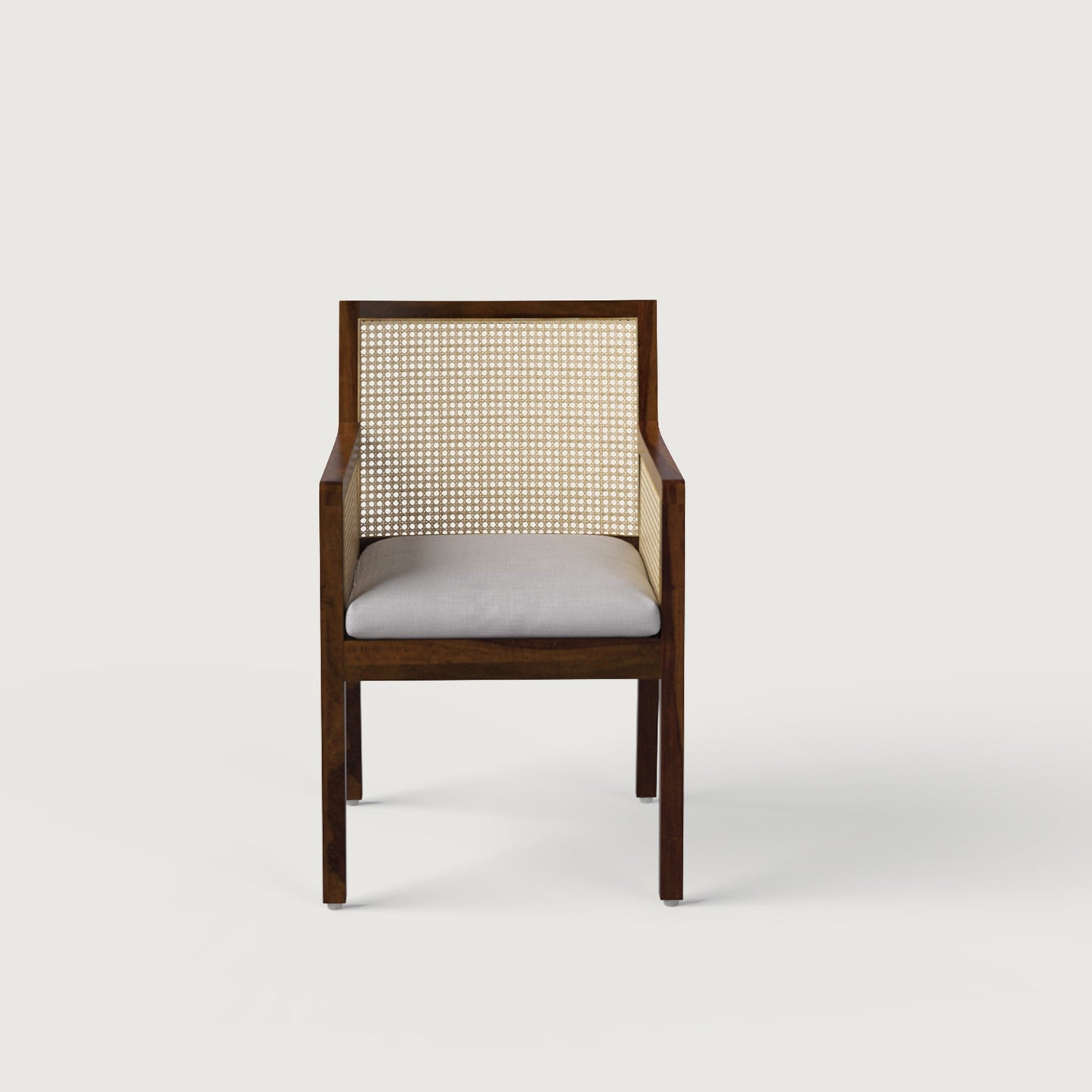 Kipling Contemporary Rattan Style with Rattan - Walnut in Sheesham