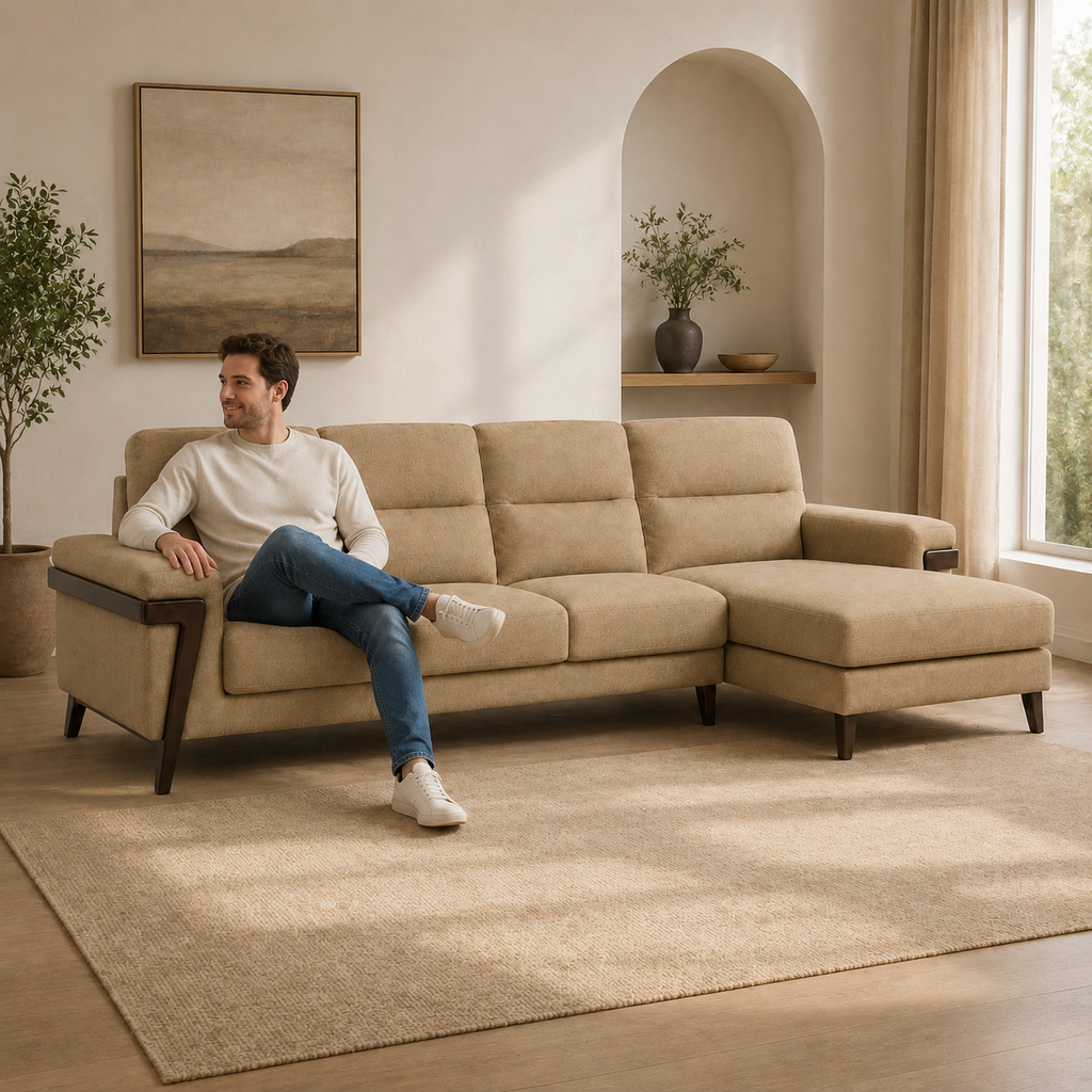 Kraya sofa — 3-plus-L-Right