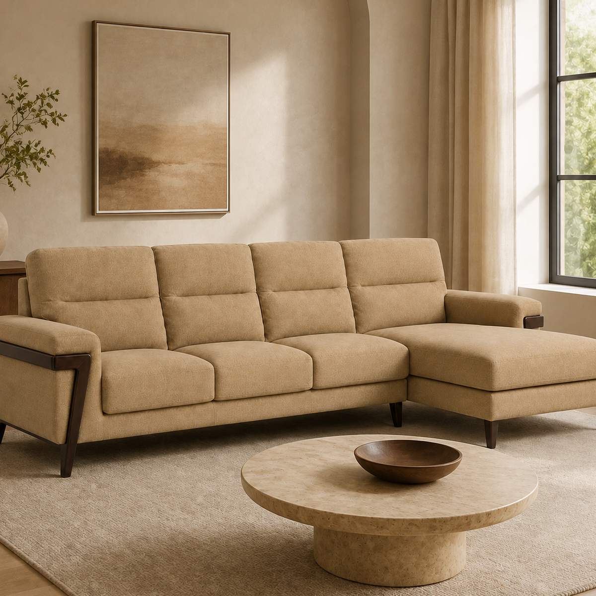 Kraya sofa — 3-plus-L-Right