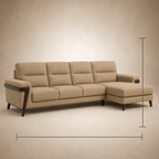 Kraya sofa — 3-plus-L-Right