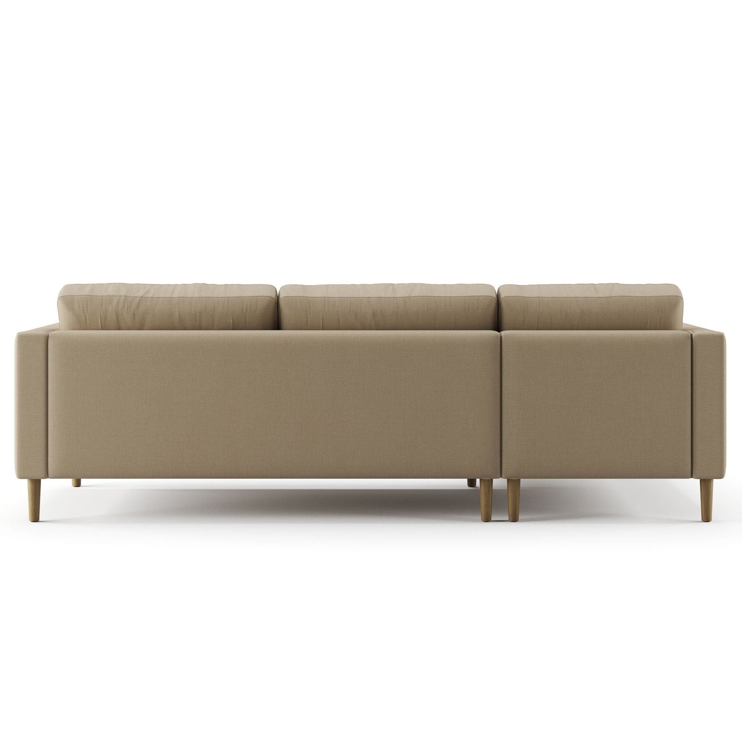 Palo Sofa T | L-Shaped Sectional with Chaise (8.25 feet length) | Tufted