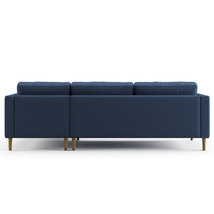 Palo Sofa T | L-Shaped Right Sectional with Chaise (8.25 feet length) | Tufted