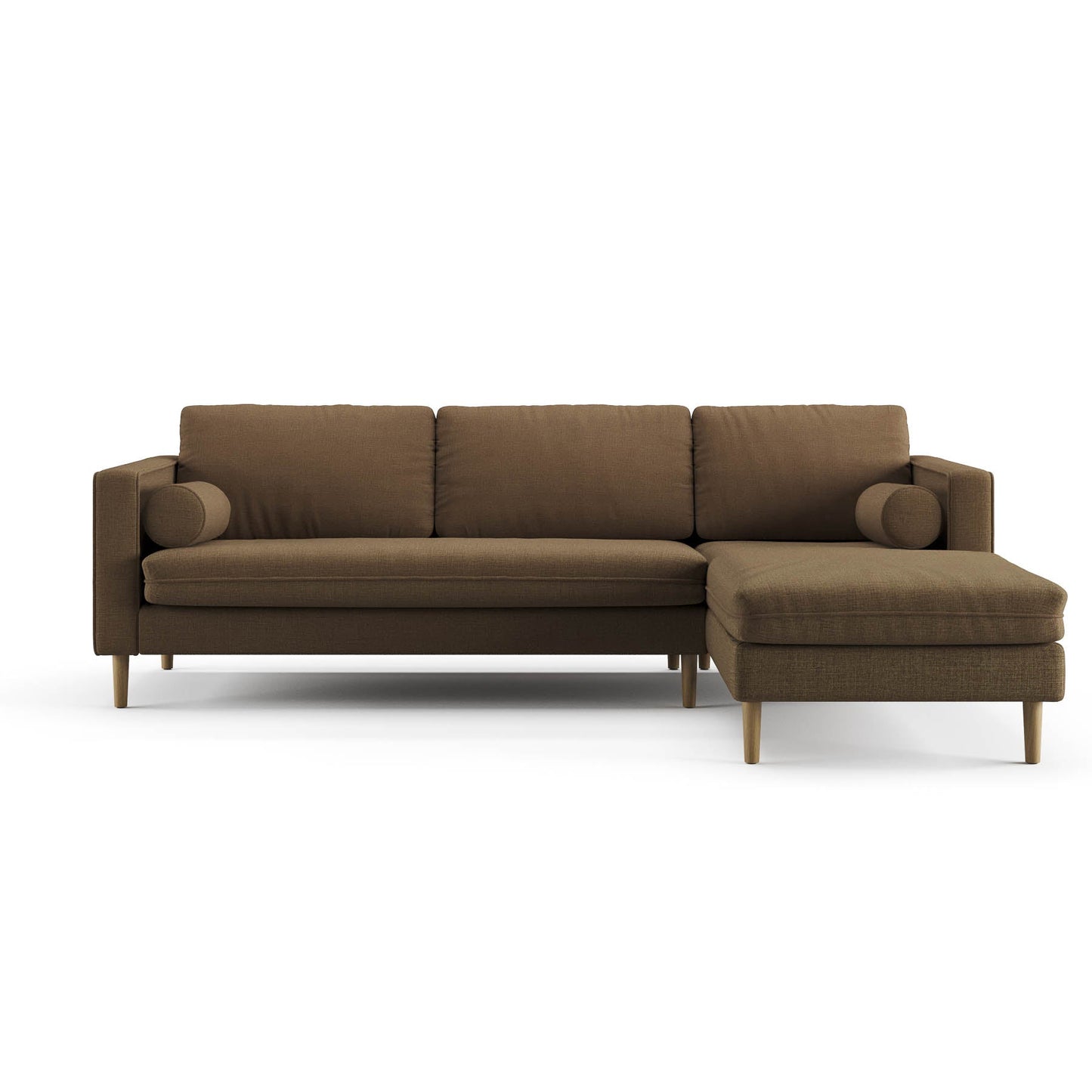 Palo Sofa | L-Shaped Right Sectional with Chaise (8.25 feet length) | Removable Fabrics