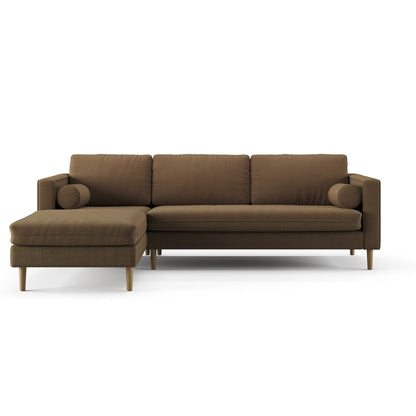 Palo Sofa | L-Shaped Right Sectional with Chaise (8.25 feet length) | Removable Fabrics
