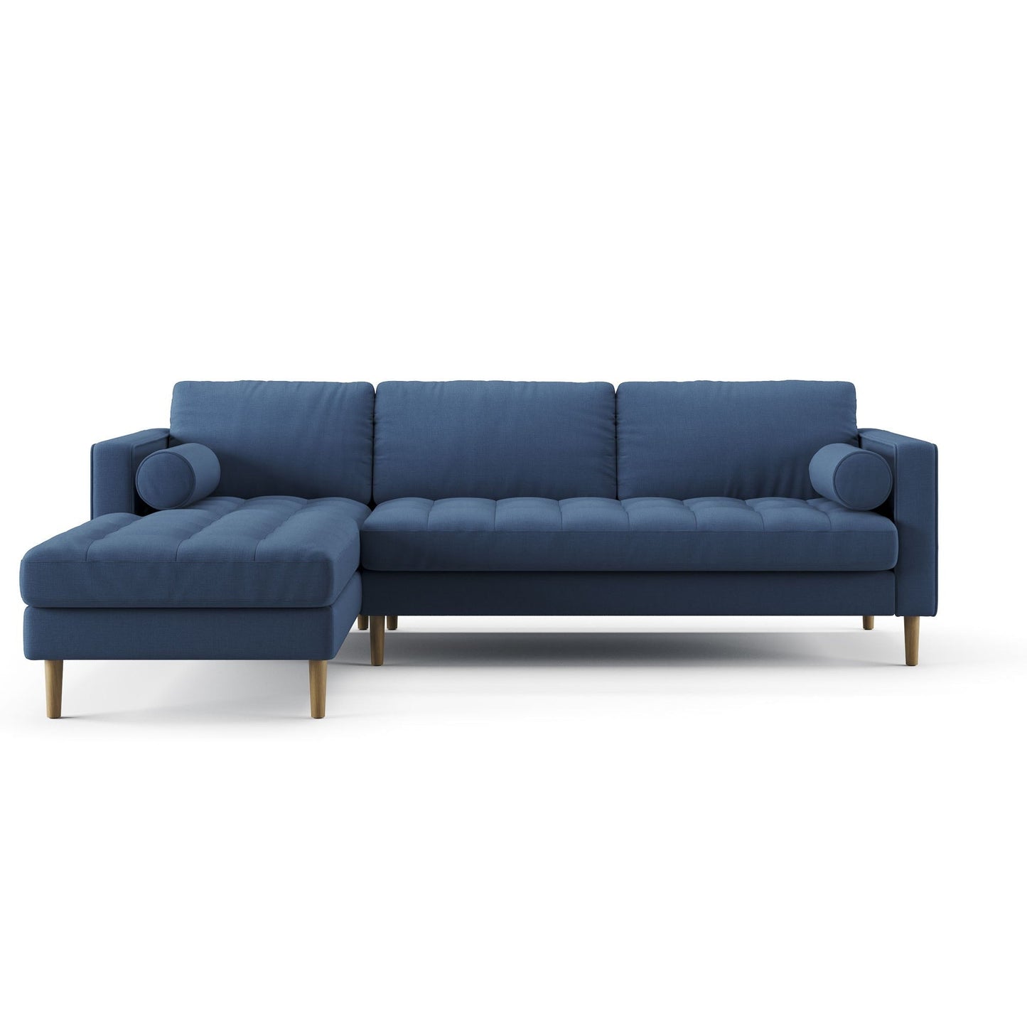 Palo Sofa T | L-Shaped Right Sectional with Chaise (8.25 feet length) | Tufted